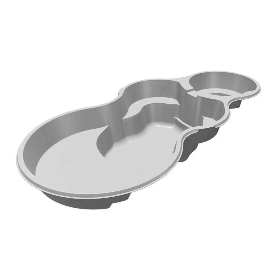 Axiom 12 Deluxe fiberglass pool shape, a Latham model