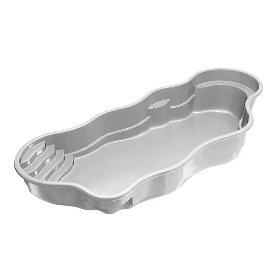 Bermuda 16.40 fiberglass pool shape, a Latham model