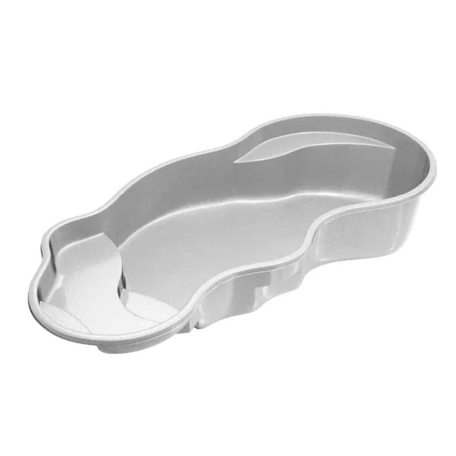 Fiji fiberglass pool shape, a Latham model