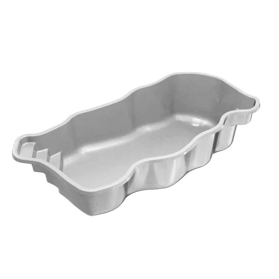 Key West fiberglass pool shape, a Latham model