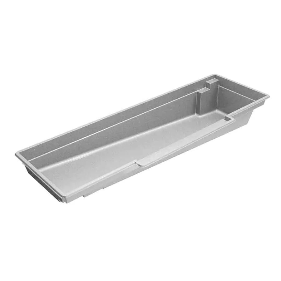 Tuscan 14.40 fiberglass pool shape, a Latham model